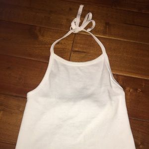 Cropped brandy halter neck